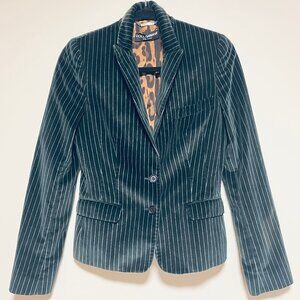 Dolce & Gabbana Velvet stripped blazer with amazingly soft silk lining